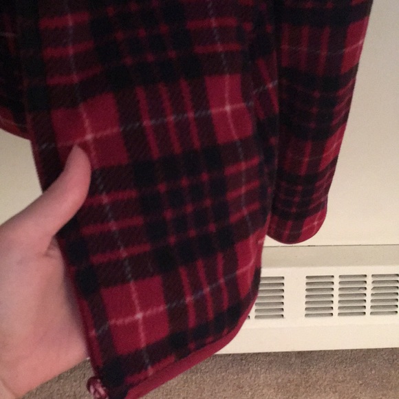 Fleece Plaid UNI QLO Sweater - Picture 2 of 4